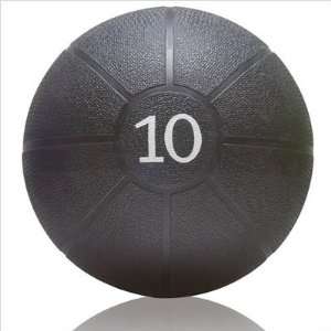   10LB Black Medicine Ball in Black Mesh Carry Sack: Sports & Outdoors