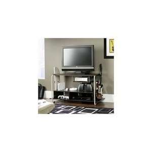 Sauder Booster Panel TV Stand Game Station Studio Edge Twine / Cocoa 