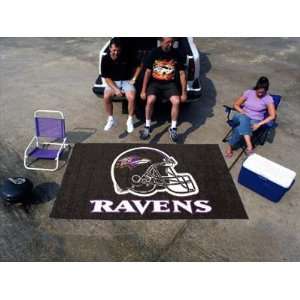 FanMats Baltimore Ravens ULTI MAT 5x8 Area Rug Mat New:  