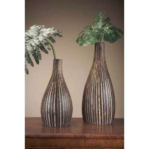 Large Vase In Laminated Bamboo Stick Design  Kitchen 