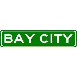  BAY CITY City Limit Sign   High Quality Aluminum Sports 