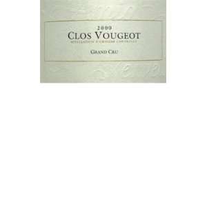  2000 Amiot Servelle Clos Vougeot Grand Cru 750ml Grocery 