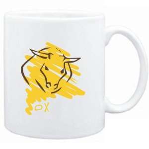  Mug White  Ox  Zodiacs