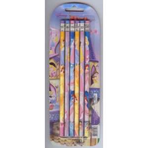  6 Disney Princess Pencils