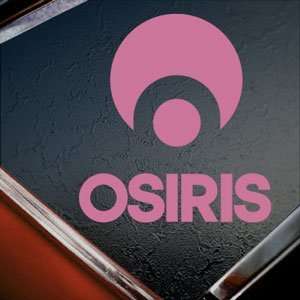  OSIRIS Pink Decal Shoes Skateboard Clothing Car Pink 
