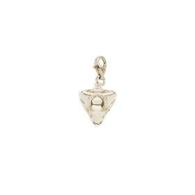 Rembrandt Charms Tri Corner Hat Charm with Lobster Clasp, 14k Yellow 