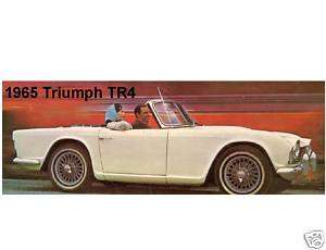 1965 Triumph TR4 Auto Refrigerator Magnet  