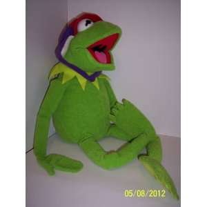  Plush Kermit the Frog w/ His Red Purple Hunter Hat 26 