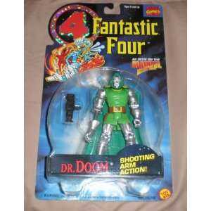   Fantastic Four Dr. Doom Figure With Shooting Arm Action: Toys & Games