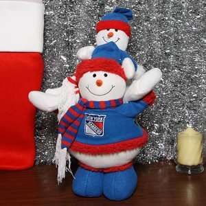 New York Rangers Two Snow Buddies Table Top:  Sports 