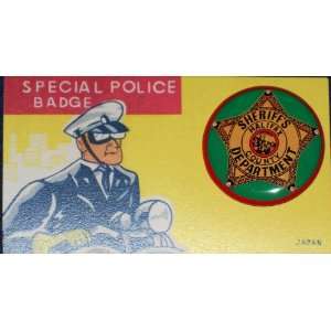  Halifax County Sheriffs Tin Litho Badge, 1960s 