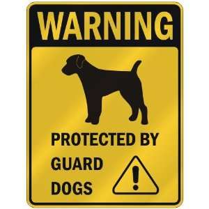 WARNING  JACK RUSSELL TERRIERS PROTECTED BY GUARD DOGS  PARKING SIGN 