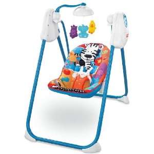  Fisher Price Fold n Stow Swing, Adorable Animals: Baby