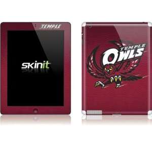  Skinit Temple Univ. Red Owl Vinyl Skin for Apple iPad 2 