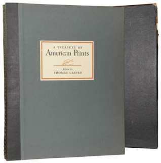 Thomas Craven   Treasury of American Prints   1st 1st  