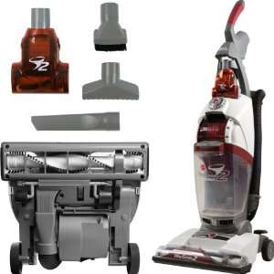 Hoover WindTunnel 2 Bagless Vacuum Red  Factory Serviced:  