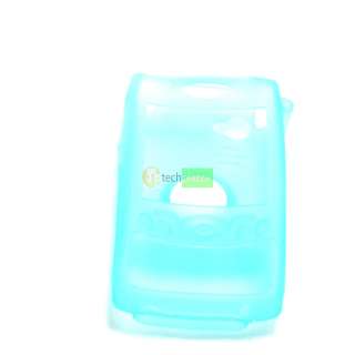 BRAND NEW SILICONE SKIN CASE COVER FOR PALM TREO 650 700 BLUE  
