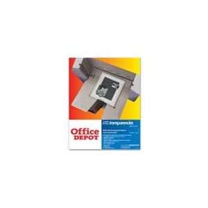  Office Depot(R) Laser Transparency Film For Black & White 