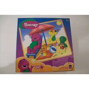   Barney, Baby Bop, BJ A Day At the Beach Puzzle (24 piece puzzle): Toys