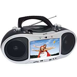  Portable CD DVD Player with AM FM: Electronics