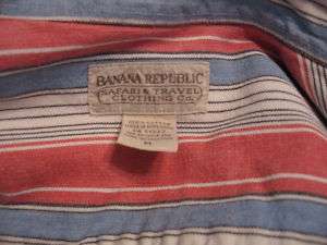 Vintage 80s Banana Republic Safari&Travel shirt M  