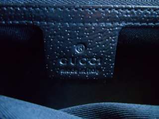 Guarantee Authentic Black Gucci Shoulderbag w/Dust Bag  
