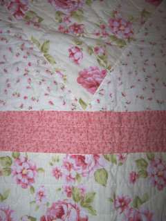 NEW   SHABBY CHIC STYLE COUNTRY QUILTED THROW   50x60  