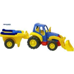  Miniland Super Tractor And Trailer/Box: Toys & Games