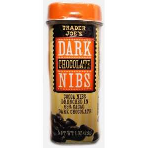 Trader Joes Dark Chocolate Nibs Cacao Nibs Drenched in 65% Dark 