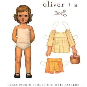   Blouse and Shorts Pattern 6M 4 By The Each Arts, Crafts & Sewing