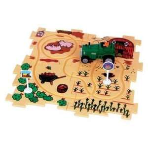   : Brand New Boxed Battery Powered Tractor Puzzle Track: Toys & Games