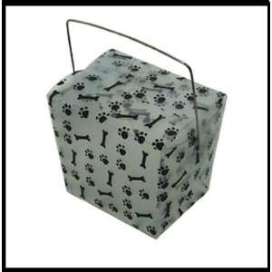   Event with Black Paw & Dog Bone Print Favor Boxes, 4 1/8 X 3 1/2 X 4