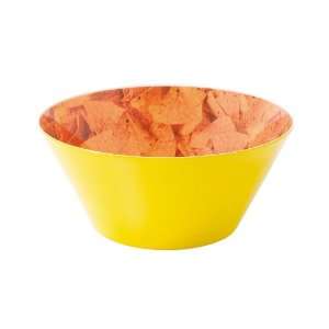   Time Tortilla Chips Print Melamine Bowl, Small: Kitchen & Dining