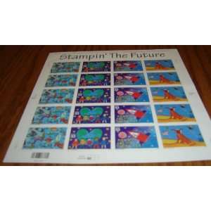  USPS Stamp Sheet  33 cent stamps  Stampin the Future 