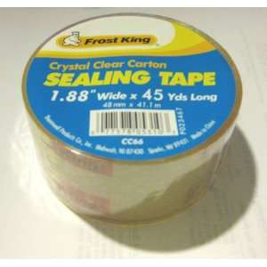 Frost King Crystal Clear Carton Sealing Tape 1.88 Wide, 45 Yards Long