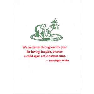   again at Christmas time   Laura Ingalls Wilder quote: Office Products