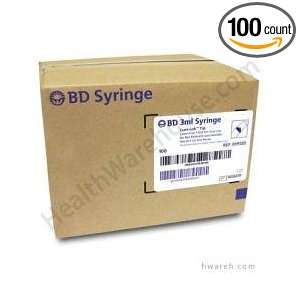 BD Disposable Syringes without Needles, Capacity 3mL; Point style 