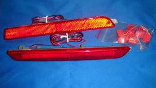 2004 2008 Mazda 3 Axela M3 Mazda 6 08 RED LED Rear Bumper reflectors 