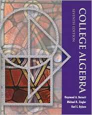 College Algebra, (007241216X), Raymond A. Barnett, Textbooks   Barnes 