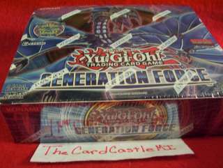 YUGIOH GENERATION FORCE 1ST ED BOOSTER BOX FACTORY SEALED  