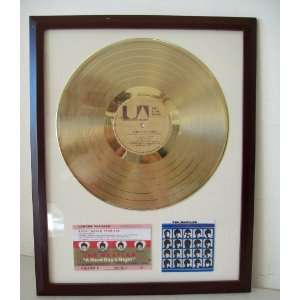 Beatles Gold Record   Hard Days Night: Home & Kitchen