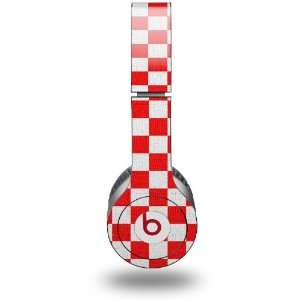  Canvas Red and White Decal Style Skin (fits genuine Beats Solo 