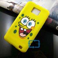 SpongeBob Silicone Case f Samsung Galaxy S2 i9100 #SA56  