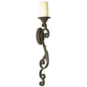  Valencia Iron Wall Sconce Candle Holder
