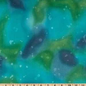  45 Wide Watercolor Raindrops Asparagus Fabric By The 