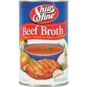 Shurfine Beef Broth   24 Pack:  Grocery & Gourmet Food