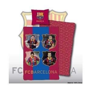 FC Barcelona single duvet set Players 135 x 200cm with 1 pillow case 