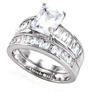  Amazing Cubic Zirconia Silver Wedding Ring Set Everything 