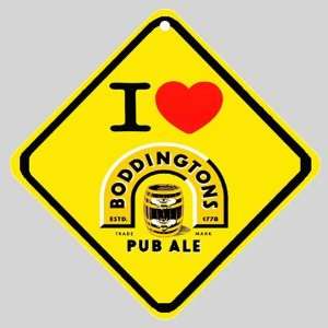   Boddingtons English Pub Ale Beer Logo Car Window Sign: Everything Else