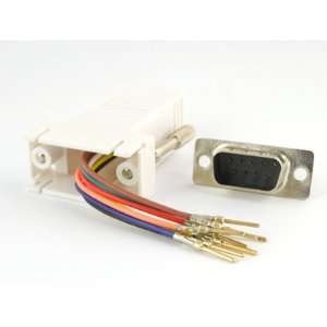    Modular Adapter Kit   DB9 Male to RJ45   White Electronics